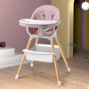 Modern Adjustable Baby High Chair with Storage Basket & Safety Harness Modern Adjustable Baby High Chair with Storage Basket & Safety Harness