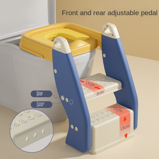 BYJ 4.0 Ladder Potty Seat with Step Stool – 2-in-1 Multifunctional Toilet Training Seat