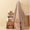 Soft and Super Absorbent Coral Velvet Bath Towel-Lokkisona-bangladesh