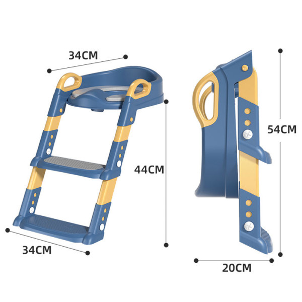 Potty Trainer Commode | With Ladder | Foldable | 2 In 1