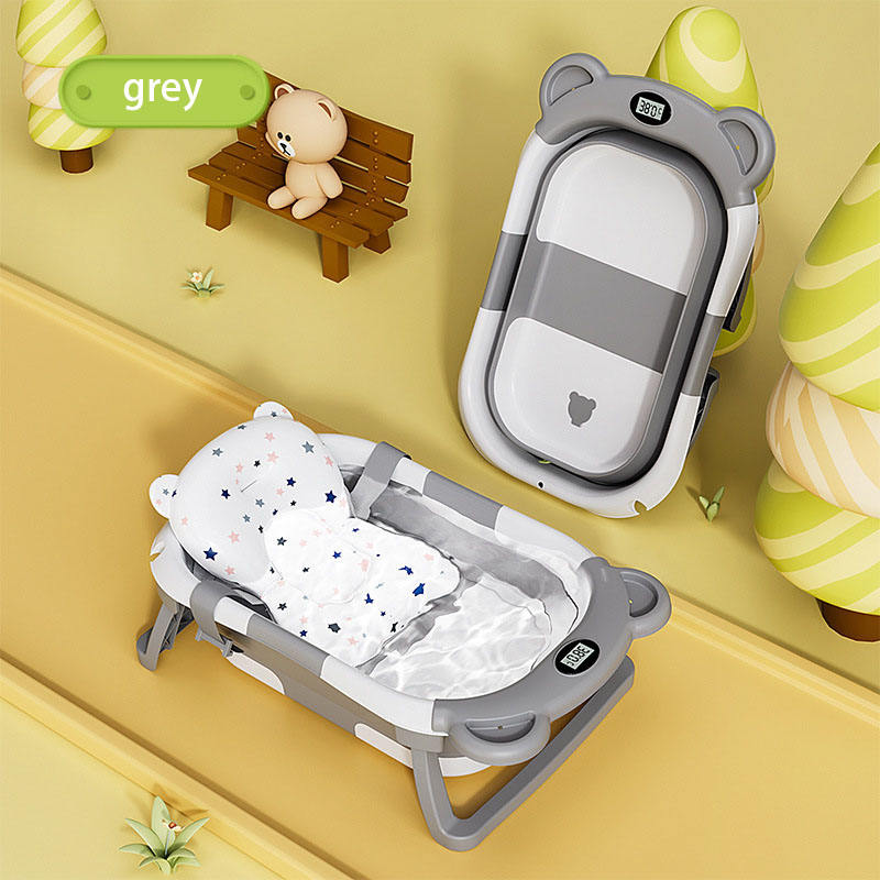 Multifunctional Folding Baby Bathtub with Holder & Thermometer-Lokkisona-bangladesh Multifunctional Folding Baby Bathtub with Holder & Thermometer-Lokkisona-bangladesh