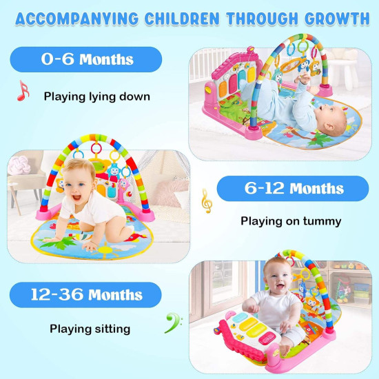 Baby Musical Gym Playmat - Piano Gym | Huanger Baby Musical Gym Playmat - Piano Gym | Huanger