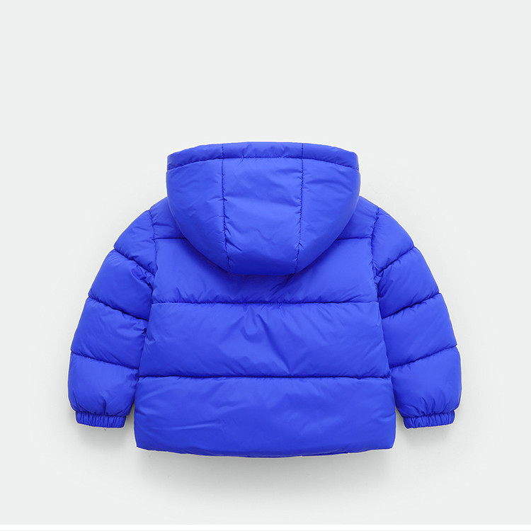 Cozy Up in Style: Children's Velvet Fleece Winter Down Jacket in Royal Blue Cozy Up in Style: Children's Velvet Fleece Winter Down Jacket in Royal Blue