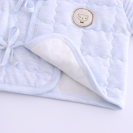 Infant Warm Clothing Uniform Set Winter and All Season - Blue Color - 0-6 Months
