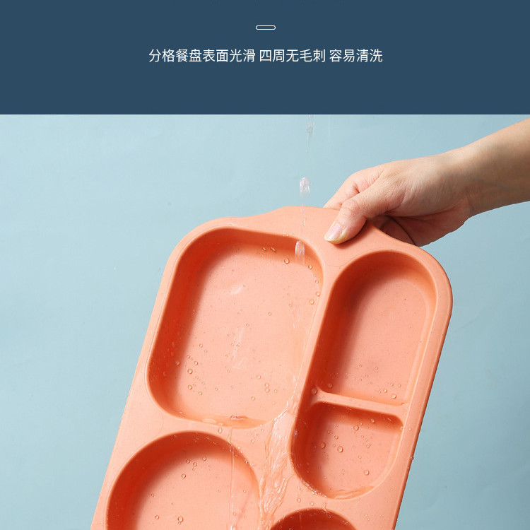 Kids Bowl & Spoon - 6 Pcs Set With Rice Plate, Water Cup and Spoon Set | Blue Set-Lokkisona-bangladesh