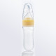 Full Body Silicone Rice Paste Bottle With Cork- Silicone Feeder Bottle with Squeezing Spoon
