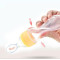 Full Body Silicone Rice Paste Bottle With Cork- Silicone Feeder Bottle with Squeezing Spoon