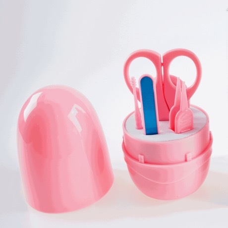 Babycare Kit - Baby Gift Set - Nail Cutter Set Kids Manicure Set With Box - 4 Pcs Set -Pink Color Babycare Kit - Baby Gift Set - Nail Cutter Set Kids Manicure Set With Box - 4 Pcs Set -Pink Color