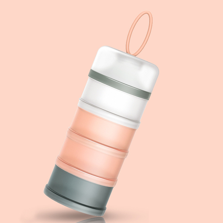 5 Layer Portable Milk Power Box Cum Tiffin Box | Multicolor