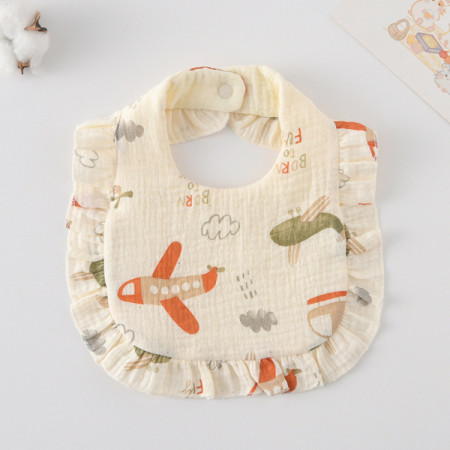 Korean Style Baby Feeding Bib | 0-1 Year | aircraft