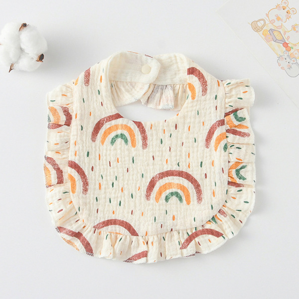 Korean Style Baby Feeding Bib | 0-1 Year | raindrop rainbow Korean Style Baby Feeding Bib | 0-1 Year | raindrop rainbow