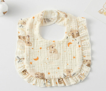 Korean Style Baby Feeding Bib | 0-1 Year | starry raccoon