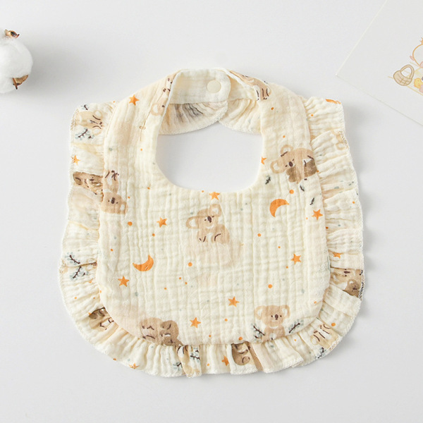 Korean Style Baby Feeding Bib | 0-1 Year | starry raccoon Korean Style Baby Feeding Bib | 0-1 Year | starry raccoon