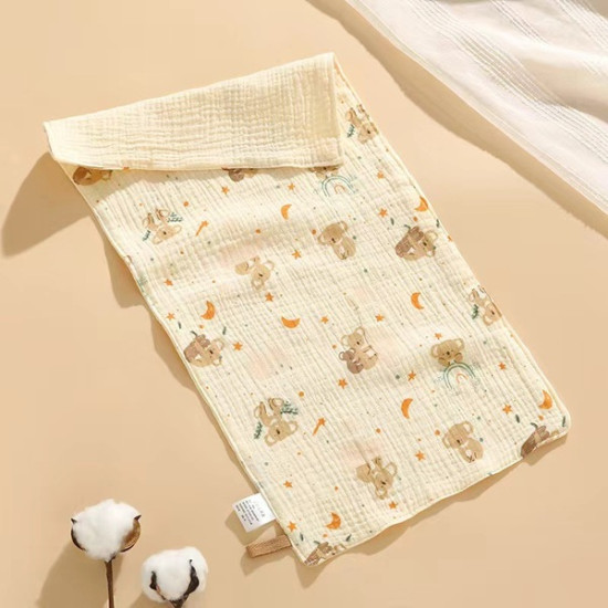 Pure Cotton 4-Layer Baby & Kids Towel–Soft & Absorbent | 20 x 10 Inch | Koala