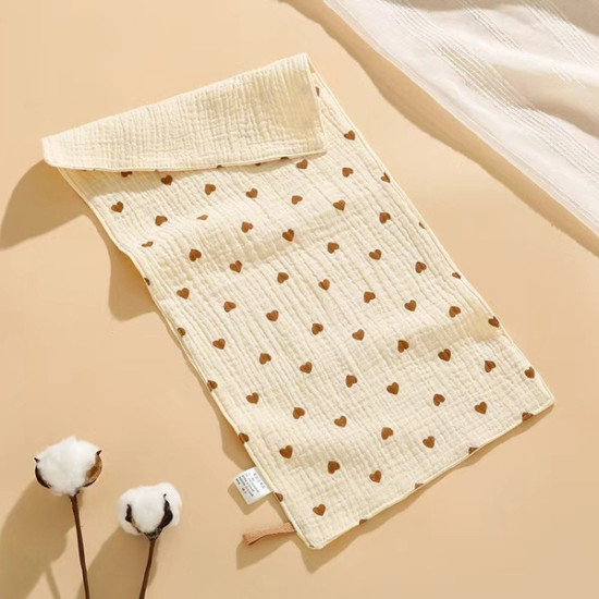 Pure Cotton 4-Layer Baby & Kids Towel–Soft & Absorbent | 20 x 10 Inch | Love Print Pure Cotton 4-Layer Baby & Kids Towel–Soft & Absorbent | 20 x 10 Inch | Love Print
