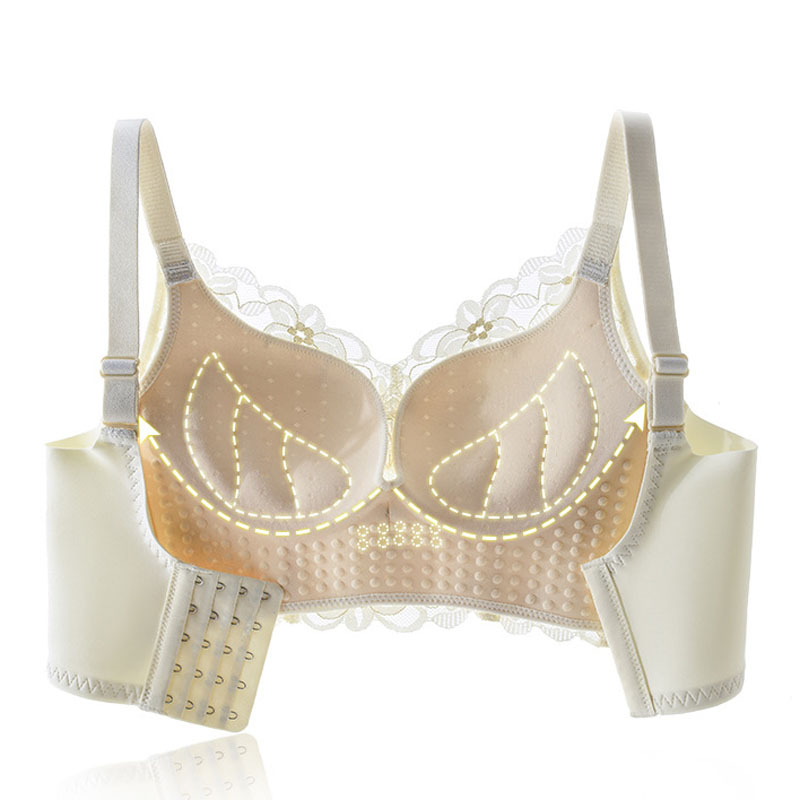 Push Up Confidence Bra With Steel Ring - Champagne color Push Up Confidence Bra With Steel Ring - Champagne color