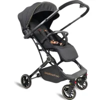 Baobaohao Y8 Baby Stroller – Black Color