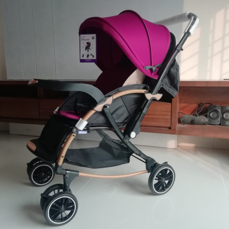 Baobaohao Baby Stroller C3 Pram with Rocking Mood And Adjustable Handle Bar