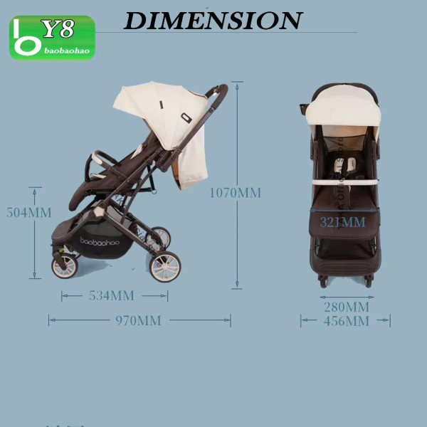 Baobaohao Y8 Baby Stroller