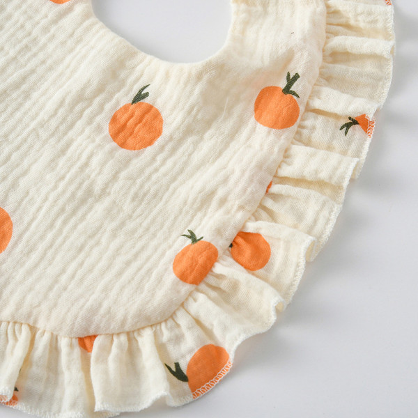 4 Pcs Korean Style Baby Feeding Bib | 0-1 Year | Random Print 4 Pcs Korean Style Baby Feeding Bib | 0-1 Year | Random Print