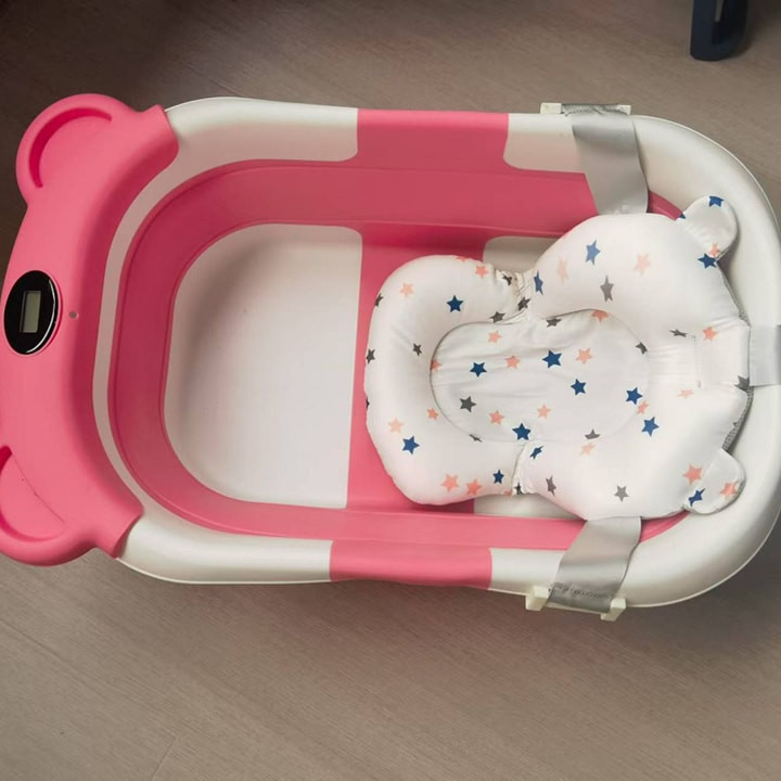 Multifunctional Folding Baby Bathtub with Holder & Thermometer-Lokkisona-bangladesh Multifunctional Folding Baby Bathtub with Holder & Thermometer-Lokkisona-bangladesh