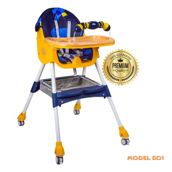 2-In-1 Premium Quality Foldable Baby Feeding high Chair | Multifuntional | Green Color