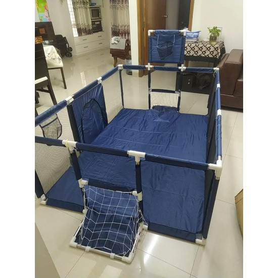 Playpen Large Playpen for twin, with Basketball Hoop, Comes with Bracket and 30 Ball | Large Size (China)