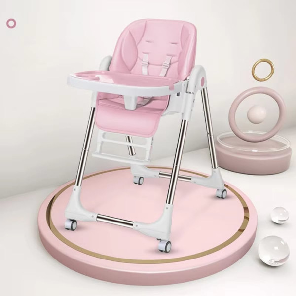 A330 Premium Reclining Height Adjustable Feeding High Chair (China) - Cream A330 Premium Reclining Height Adjustable Feeding High Chair (China) - Cream