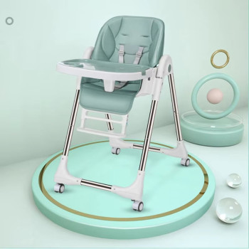 Convertible Adjustable & Foldable Baby High Chair | Model 330 | Green