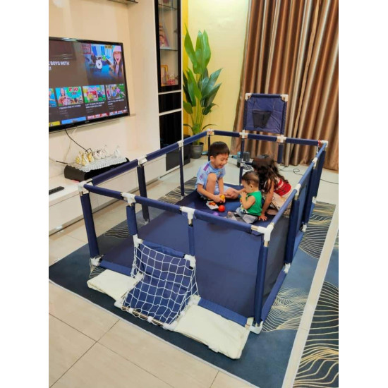 Playpen Large Playpen for twin, with Basketball Hoop, Comes with Bracket and 30 Ball | Large Size (China) Playpen Large Playpen for twin, with Basketball Hoop, Comes with Bracket and 30 Ball | Large Size (China)