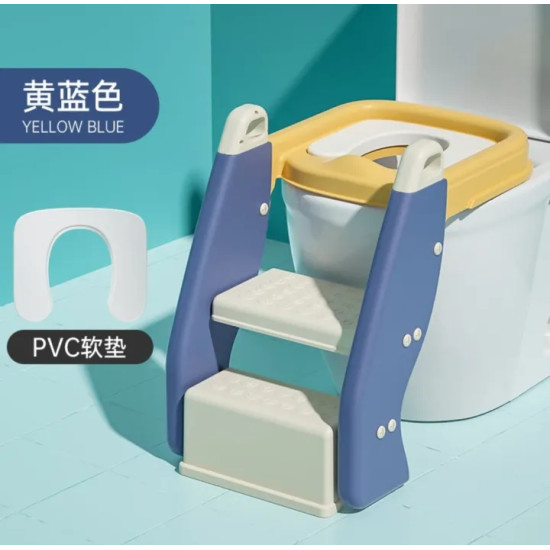 BYJ 4.0 Ladder Potty Seat with Step Stool – 2-in-1 Multifunctional Toilet Training Seat